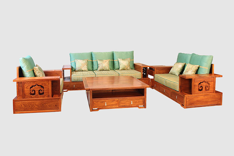 泰州中式实木沙发简直太美了